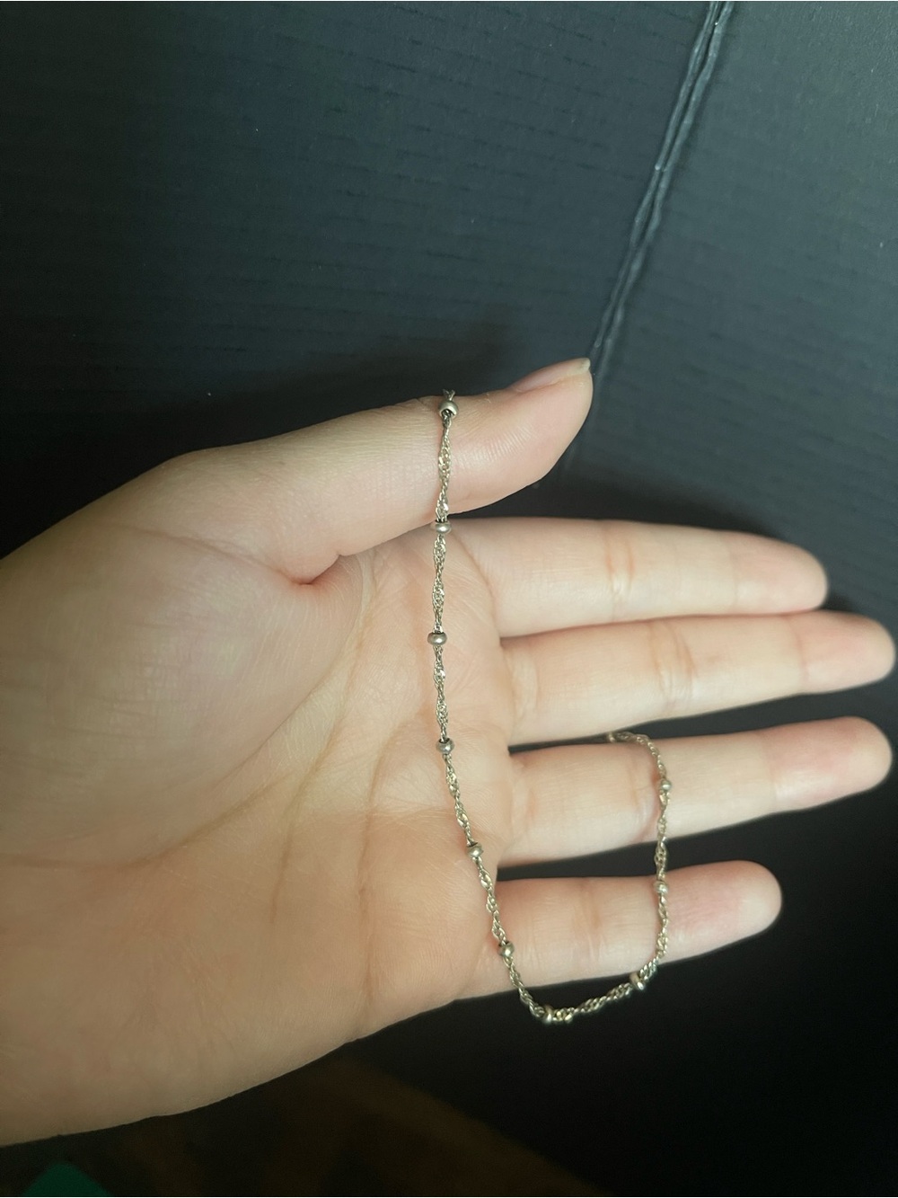 Sterling silver anklet danecraft 10 inch bracelet - Picture 2 of 5